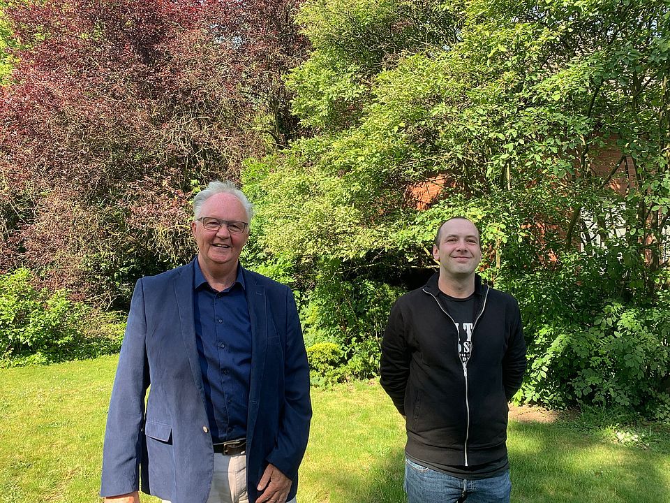 Martin Hinkelmann (li.), Michael Mrowietz (re.)